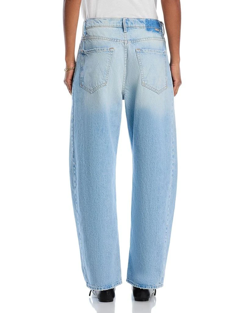 MOTHER The Full Pipe Flood High Rise Barrel Jeans in Back Pedal 3