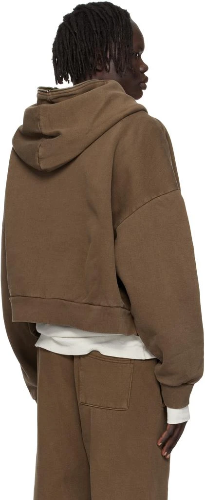 Entire Studios Brown Eternal Zip Hoodie 3