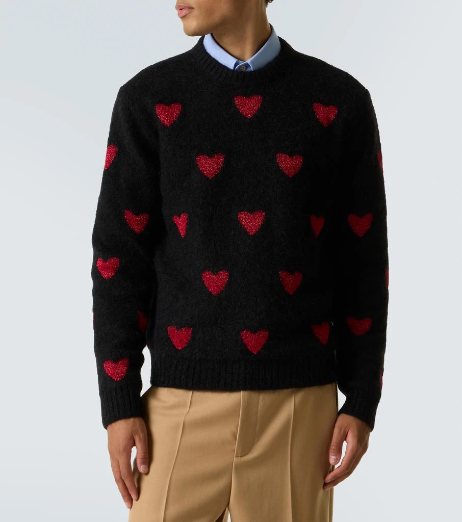 Valentino Lamé jacquard sweater 3