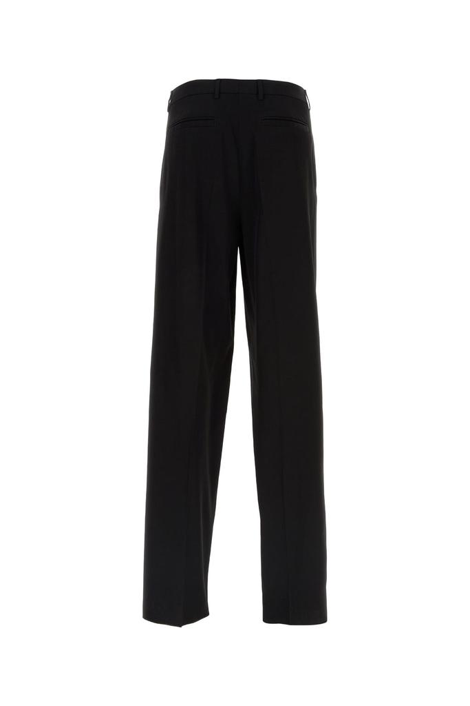 Versace Black viscose blend pant