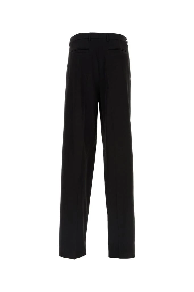 Versace Black viscose blend pant 1