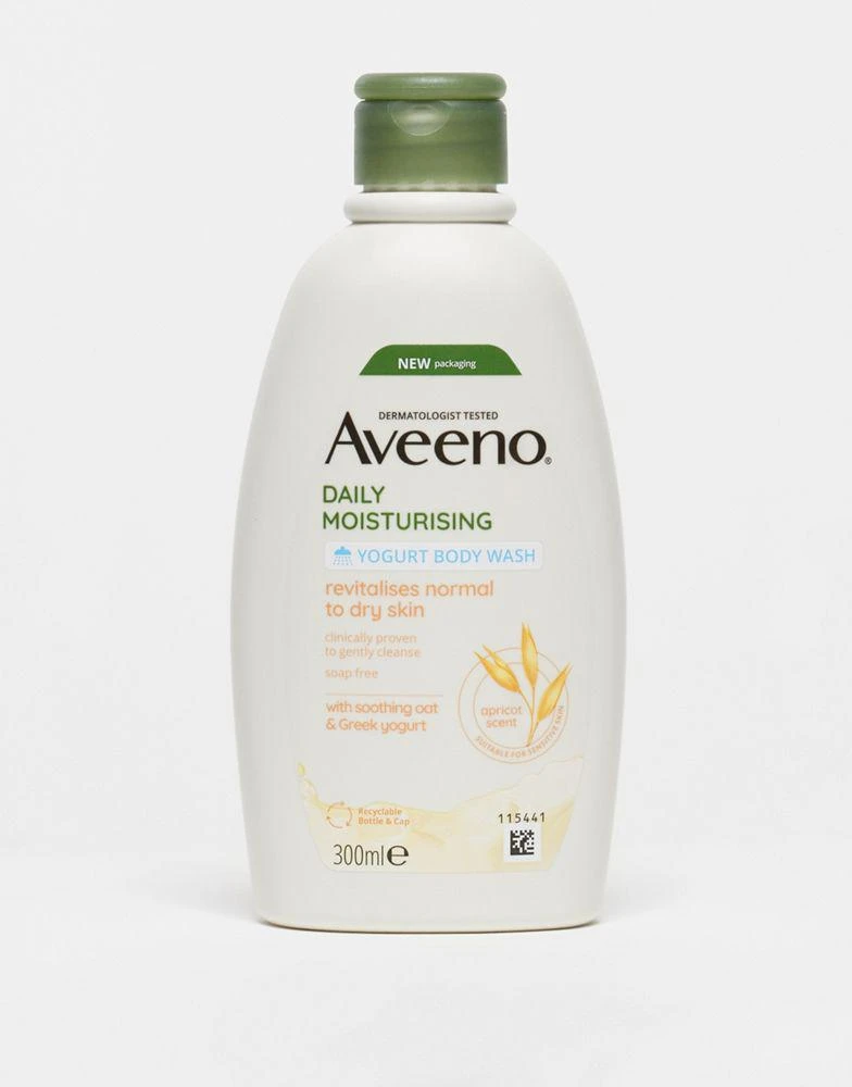 Aveeno Aveeno Daily Moisturising Yogurt Body Wash Apricot & Honey 300ml 1