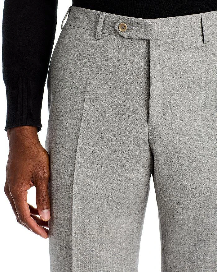 Canali Capri Mélange Solid Slim Fit Dress Pants 6