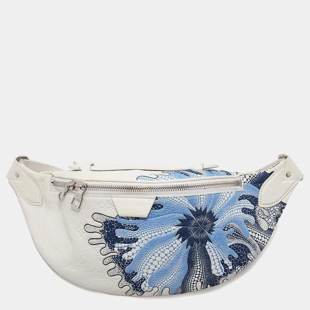 Louis Vuitton Louis Vuitton White Blanc Taurillon Leather Maxi Bumbag 1