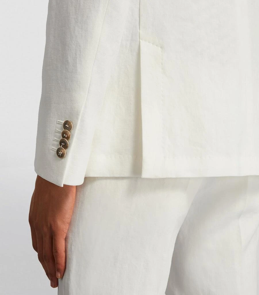 Giorgio Armani Linen Double-Breasted Two-Piece Suit 9