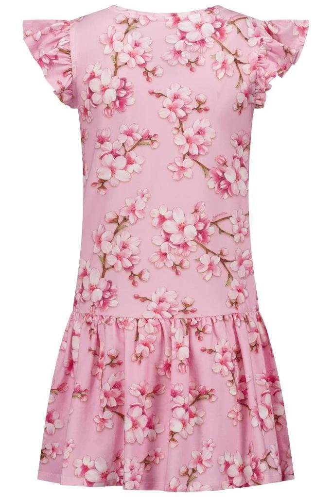 MONNALISA Monnalisa St. Peach Floral Printed Dress 2