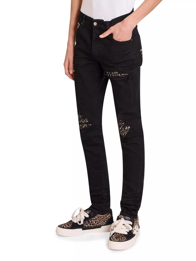 AMIRI Leopard Mx1 Skinny Jeans 4