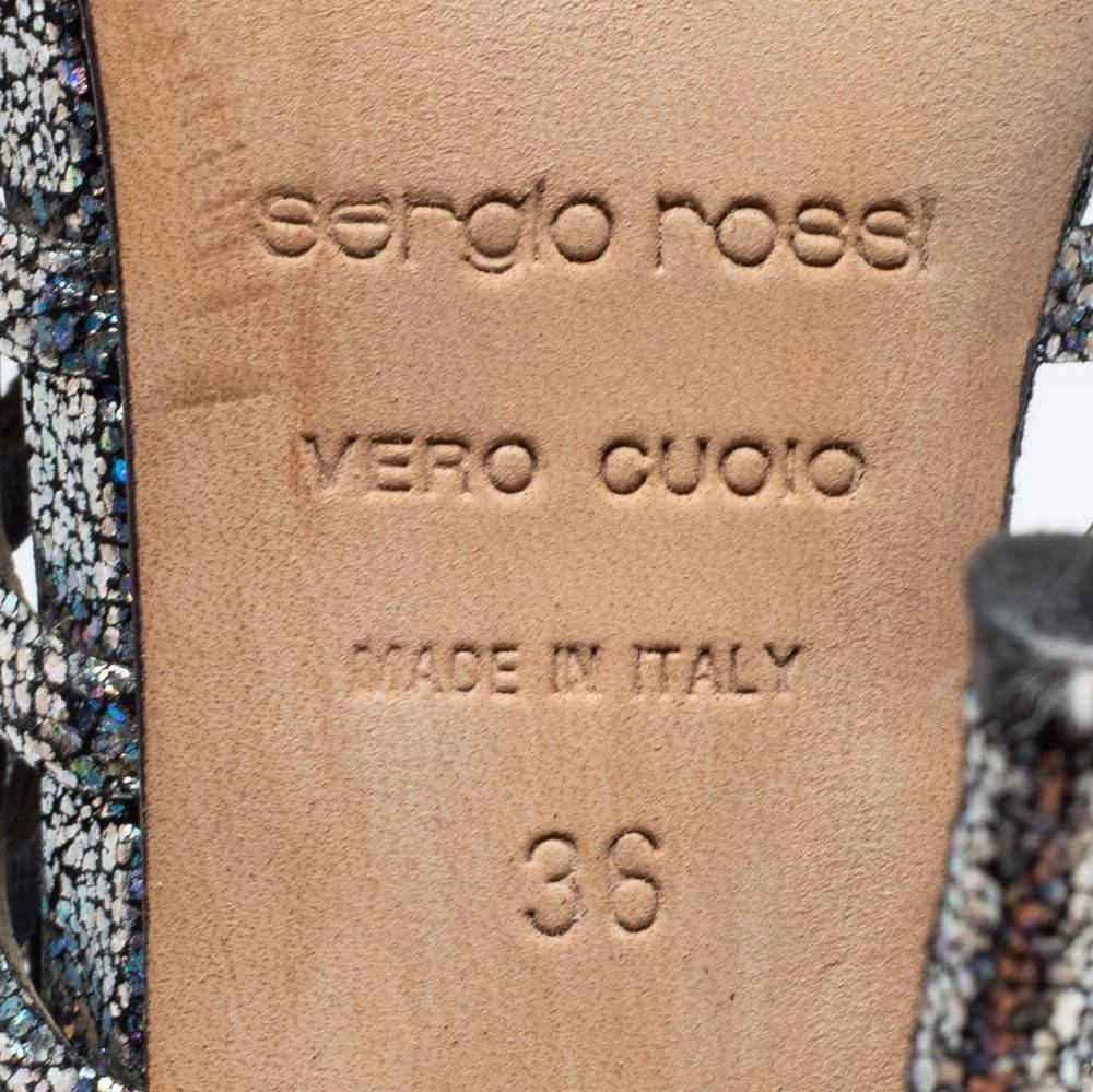 Sergio Rossi Sergio Rossi Multicolor Leather Cut Out Booties Size 36 8