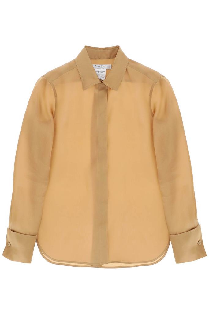 Max Mara nola silk organza shirt in italian