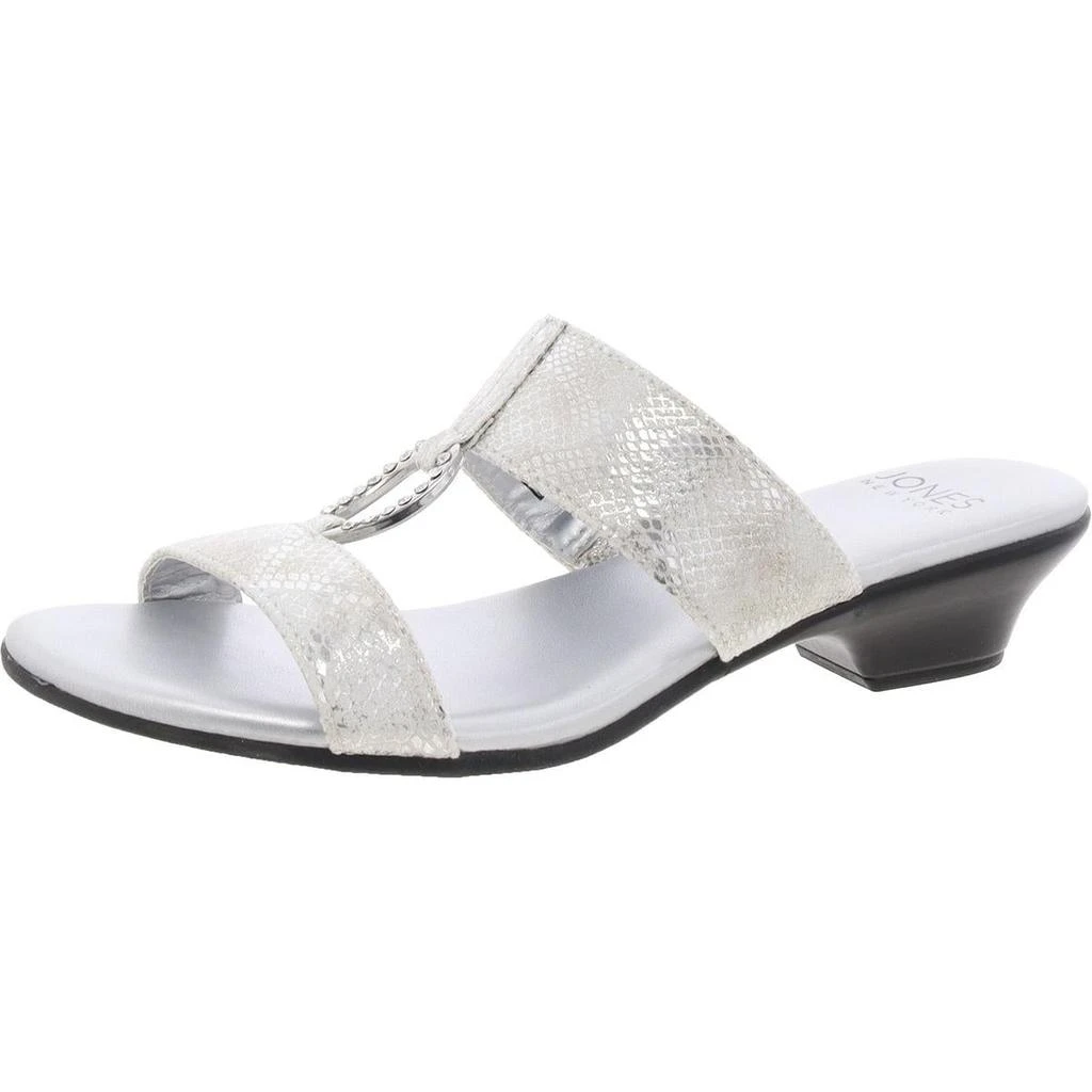 JONES NEW YORK Eanna Womens Embellished Slip-On Wedge Sandals 13