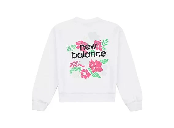 New Balance Floral Back Graphic Crew 9