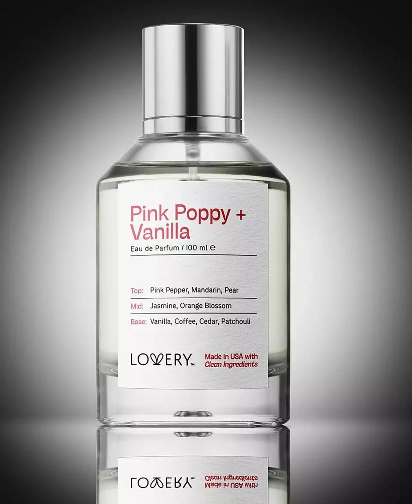 Lovery Pink Poppy + Vanilla Eau de Parfum Spray, 3.4 oz. 3