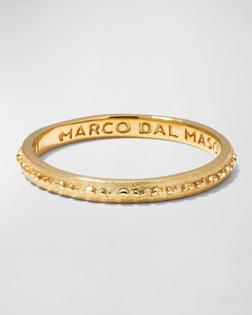 Marco Dal Maso Men's Yellow Gold Icon Slim Eternity Band Ring 1