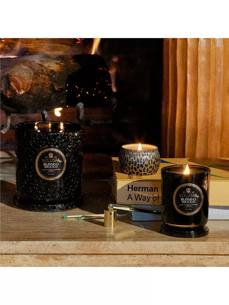Voluspa Burning Woods Luxe Candle 5
