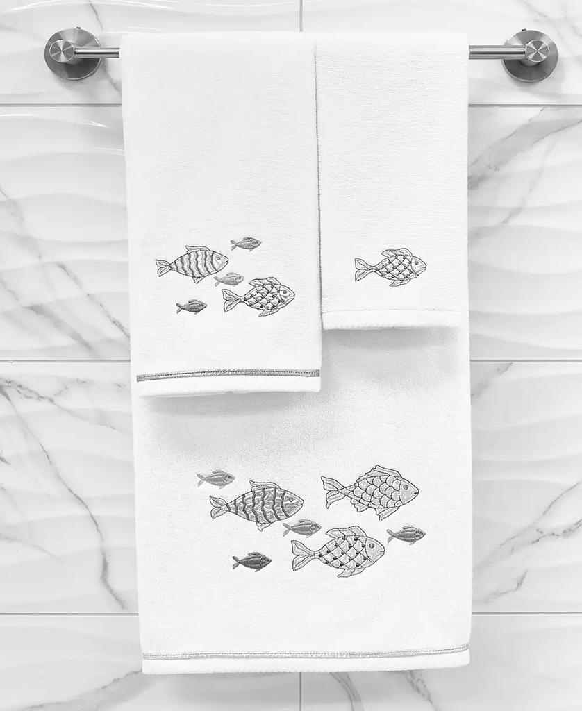 Linum Home Textiles Turkish Cotton Figi Embellished 2-Pc. Hand Towel Set