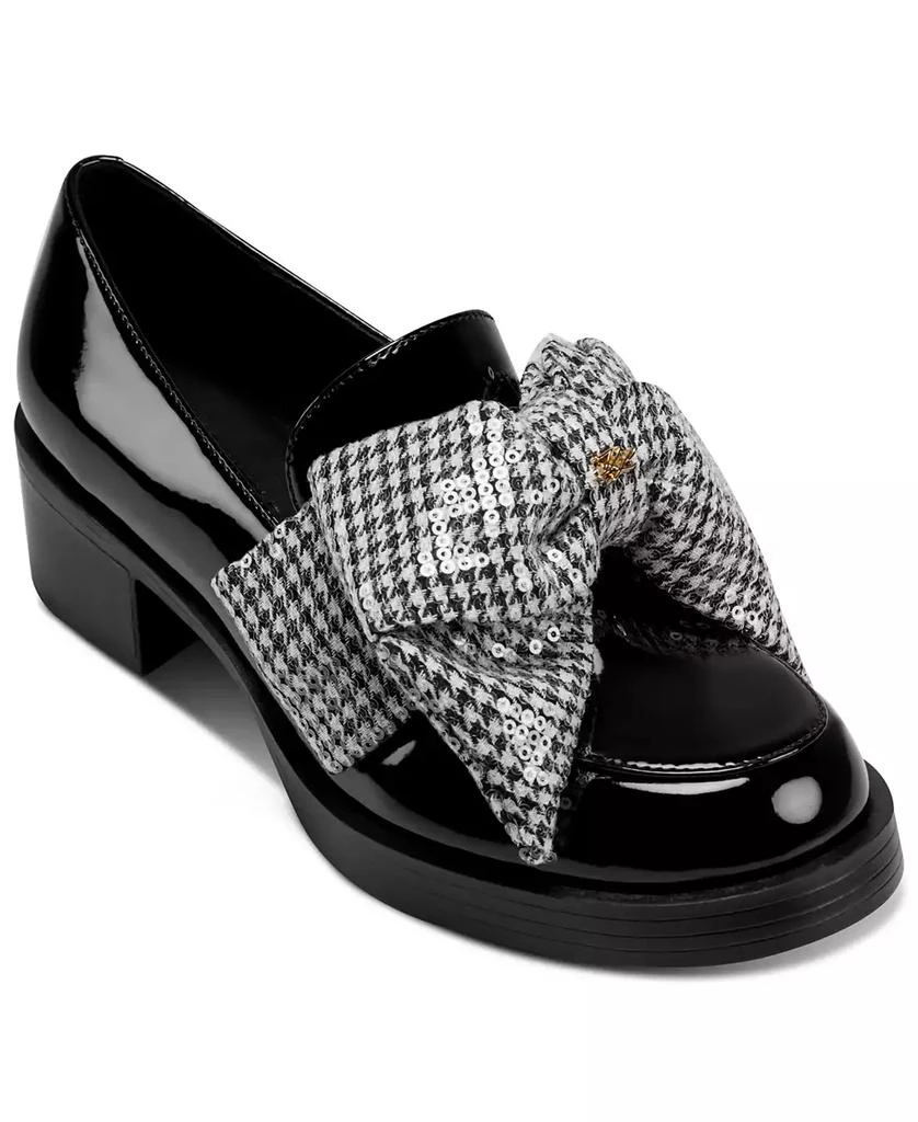 Karl Lagerfeld Paris Women
s Camilia Bow Slip-On Loafers 1