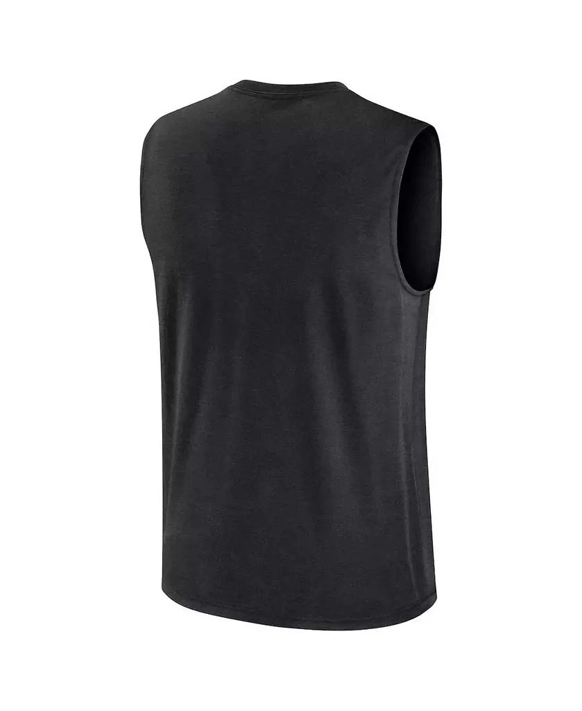 NIKE Men's Black Ohio State Buckeyes Primetime Legend Lock Up Performance Muscle Tank Top 3