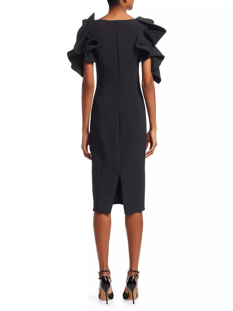 Badgley Mischka Origami Sleeve Dress 4