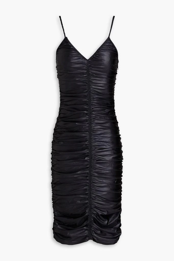 Alexander Wang Ruched satin-jersey dress 1