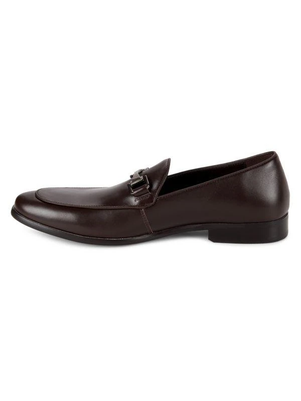 Saks Fifth Avenue Daniel Leather Bit Loafers 4