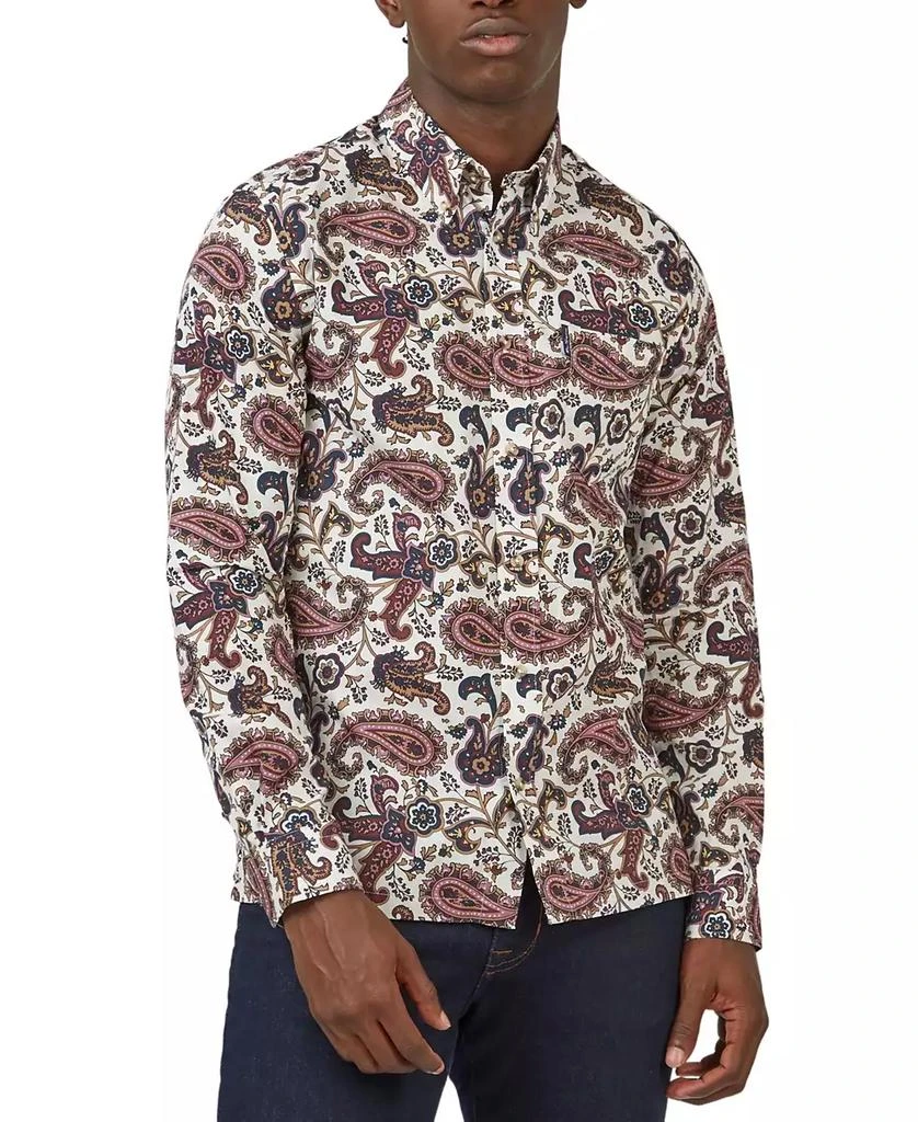Ben Sherman Men's Eastern Paisley-Print Shirt 1