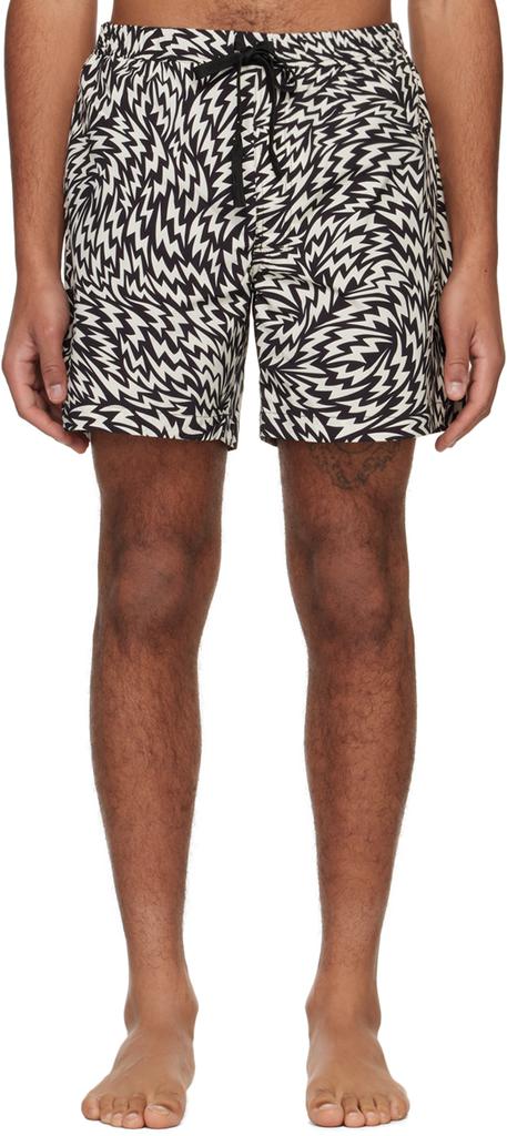 Double Rainbouu Black She's Electric Swim Shorts