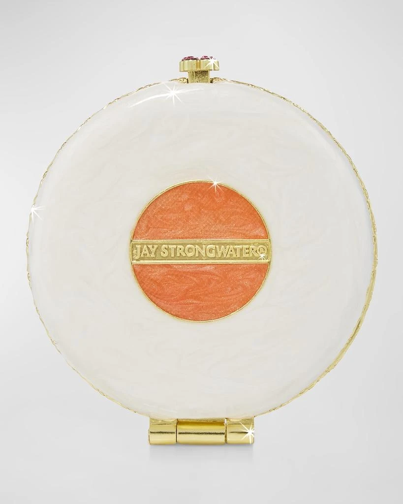 Jay Strongwater Dahlia Compact Mirror 4