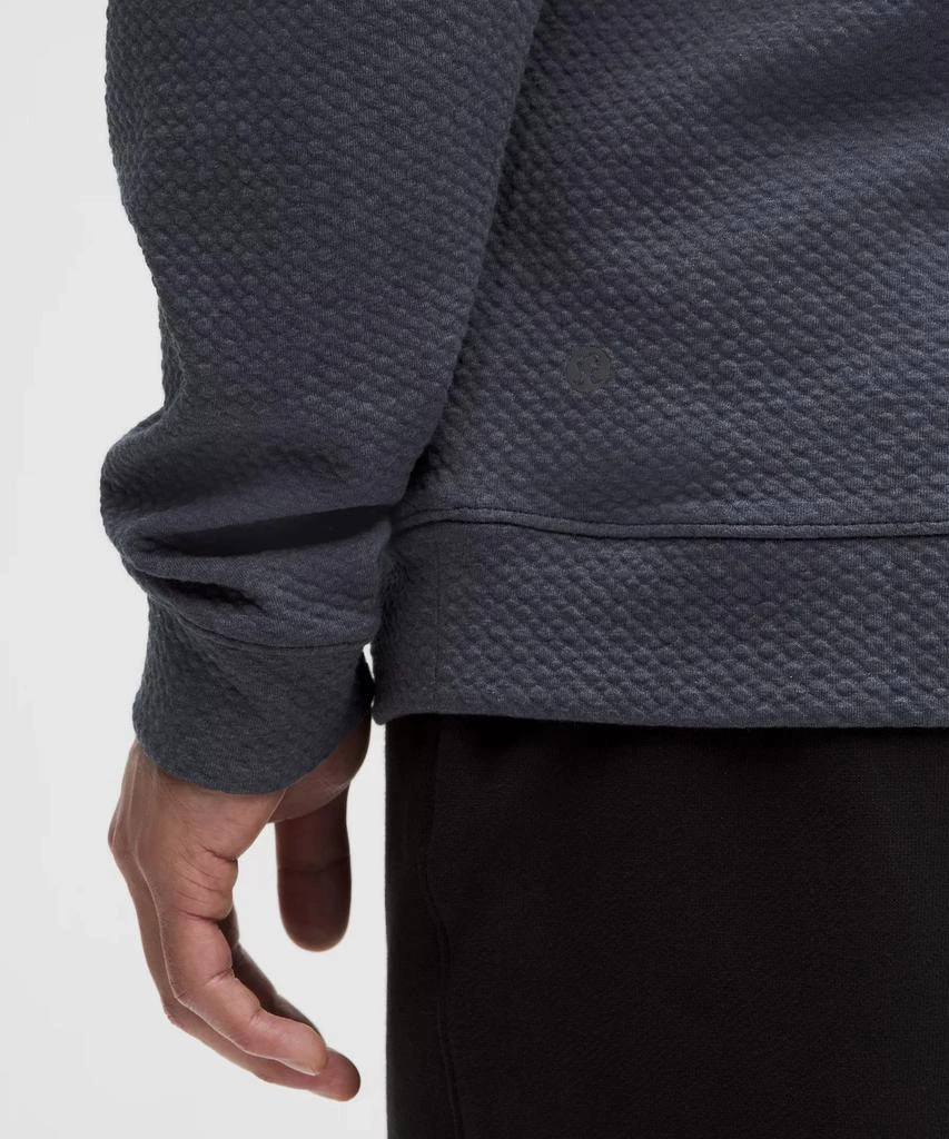 Lululemon Textured Double-Knit Cotton Half Zip 6
