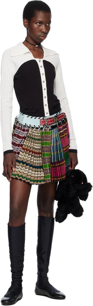 CHOPOVA LOWENA Multicolor Remnant Carabiner Miniskirt 4