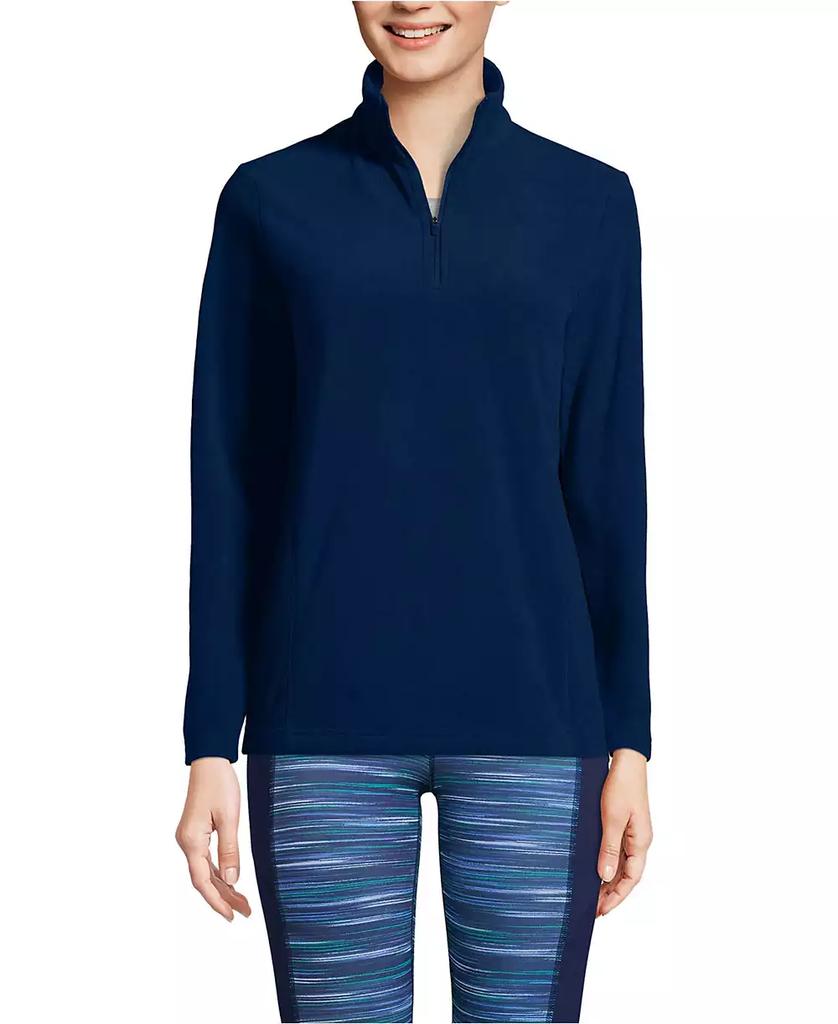 Lands' End Women's Anyweather Fleece Quarter Zip Pullover