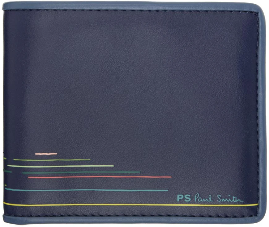 Paul Smith Navy Bifold Wallet 1