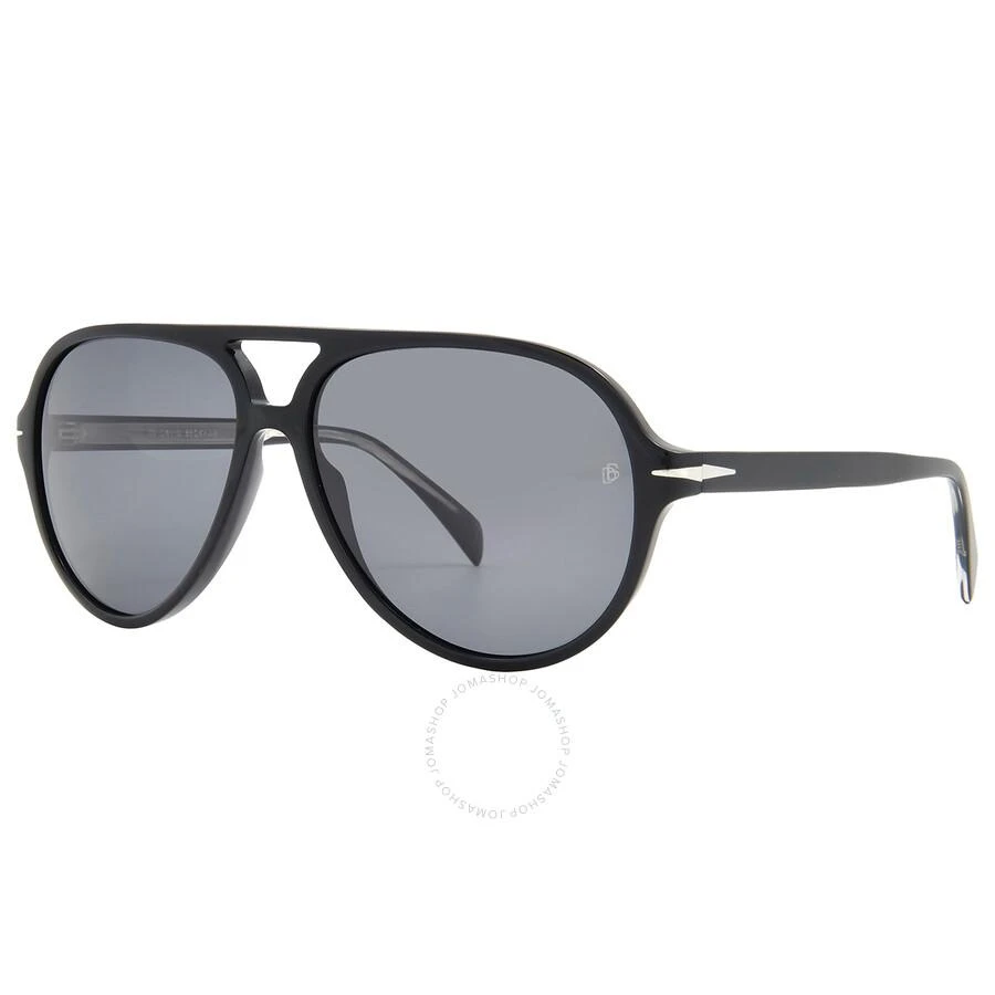 David Beckham Grey Pilot Men's Sunglasses DB 1091/S 0807/M9 60 2