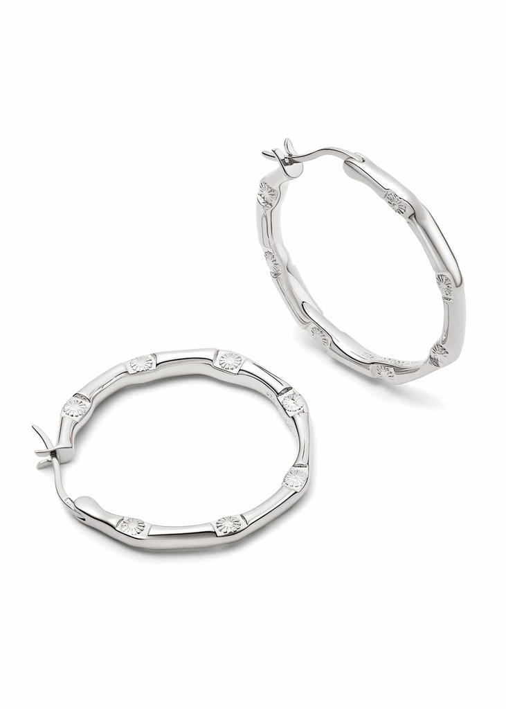 DAISY LONDON X Estée Lalonde Goddess Glow sterling silver hoop earrings