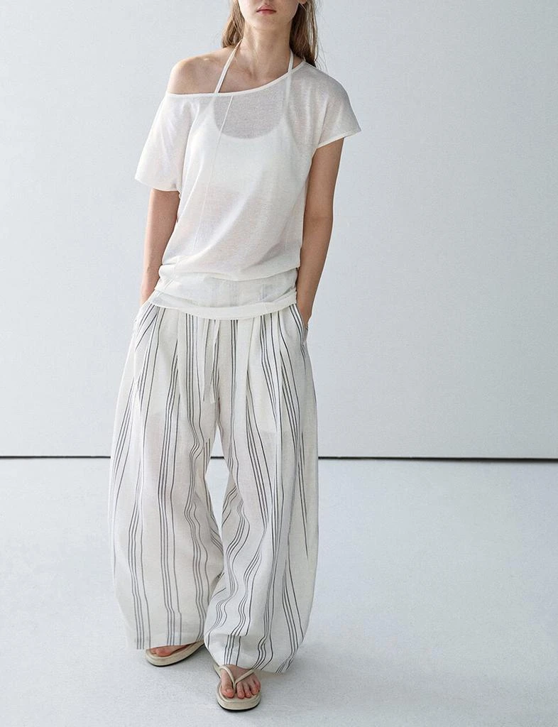 Pixie Market Striped Loose Pants 3