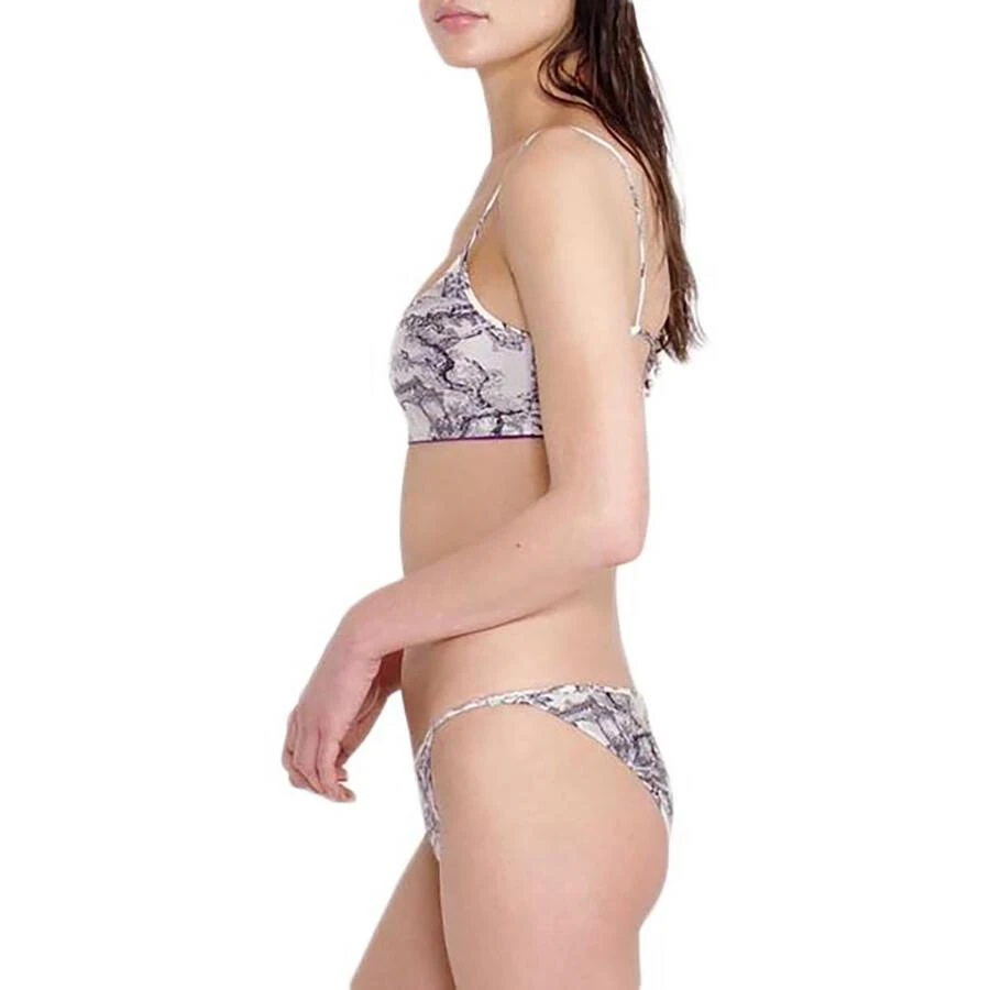 Wolford Iconic White Black / Amethyst Antoinette Beach Bustier 2