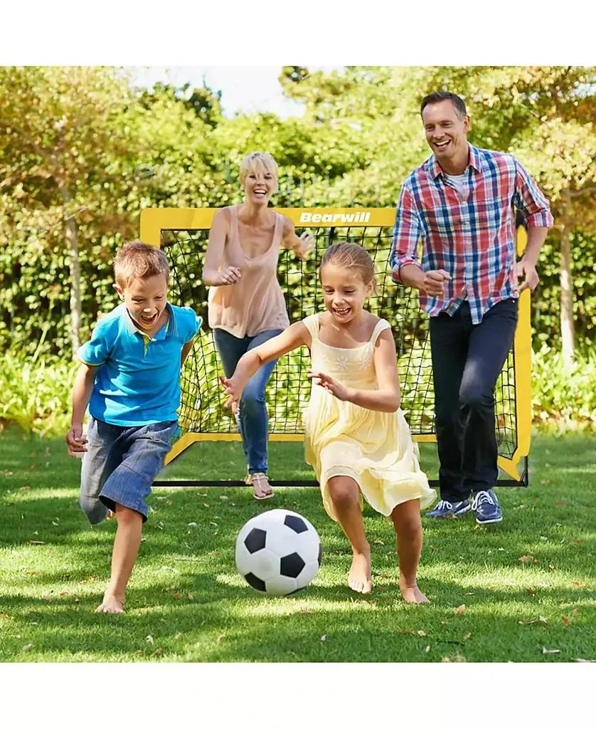 Bearwill Kids Soccer Goal Set of 2, 4x3FT Pop Up Backyard Goals with Training Kit - Includes Ball, Cones, Ladder
Targets 9