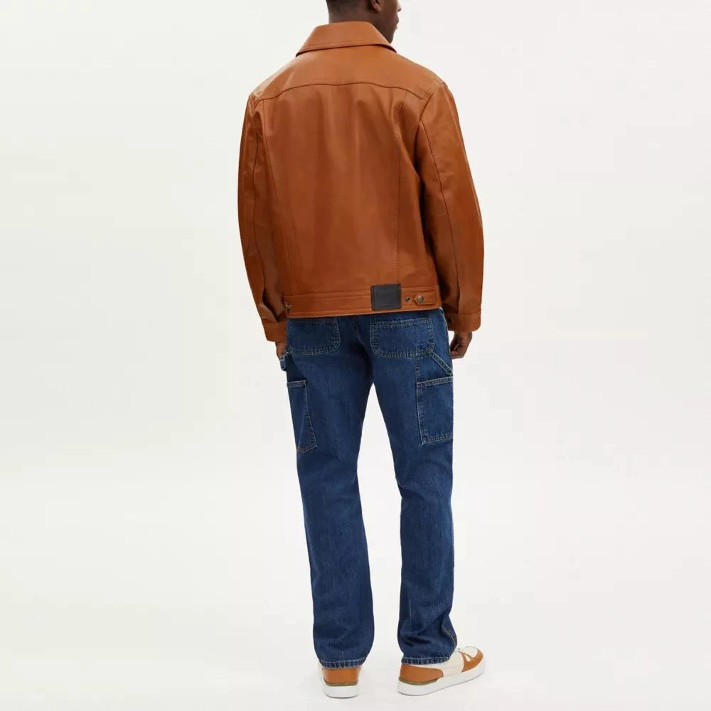 Coach Leather Trucker Jacket 3