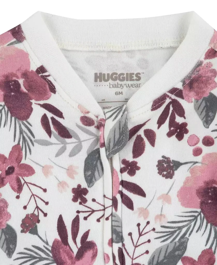 Huggies Baby Girls Organic Printed Coverall 4