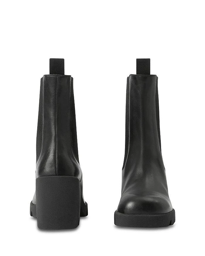 Burberry Women's Stride Pull On Lug High Heel Chelsea Boots 4