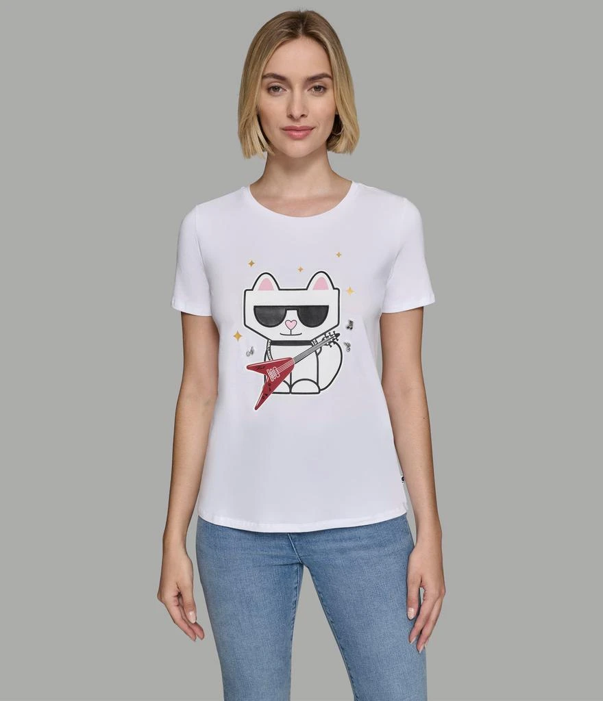 Karl Lagerfeld Paris ROCKER CHOUPETTE TEE 1