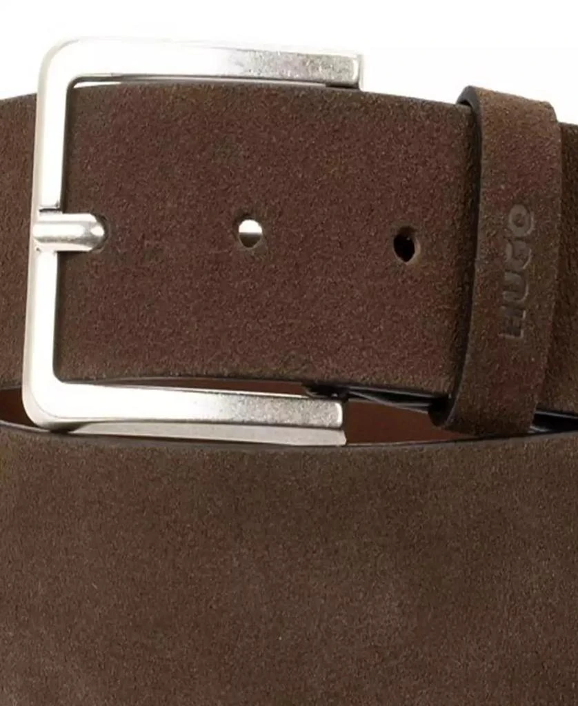 Hugo Boss Men's Printed Logo Casual Leather Belt 3