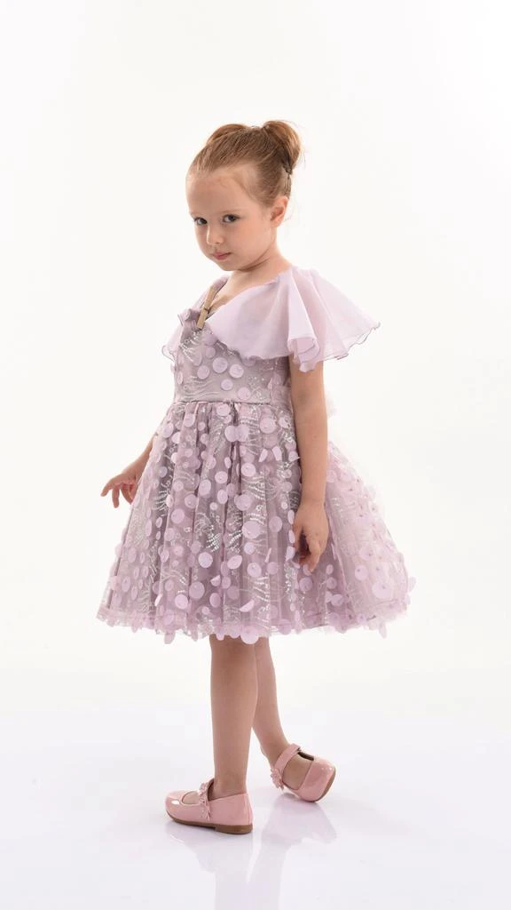 Mimi Tutu Lavender Jolene Polka Dot Applique Dress 5