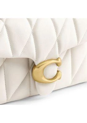 Coach Quilted Tabby Shoulder Bag 20 With Chain 5
