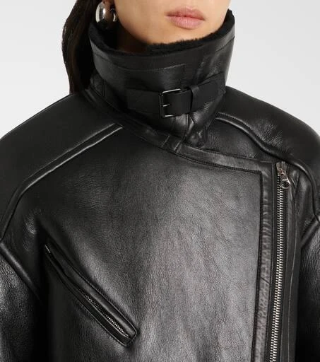 Isabel Marant Adelina shearling-lined leather coat 5
