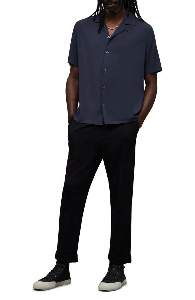 ALL SAINTS Venice Relaxed Fit Short Sleeve Button-Up Camp Shirt 5