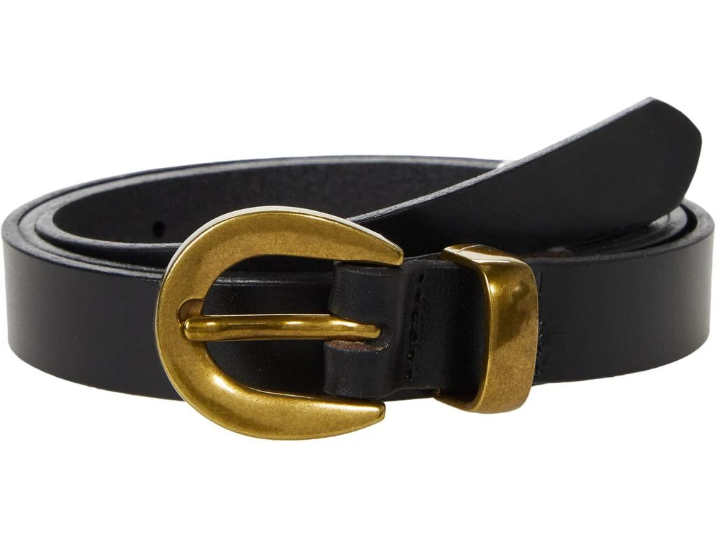 Madewell Chunky Buckle Skinny Leather Belt 1