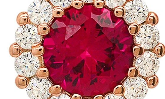 Queen Jewels 14K Gold Plate Sterling Silver CZ Drop Earrings 4