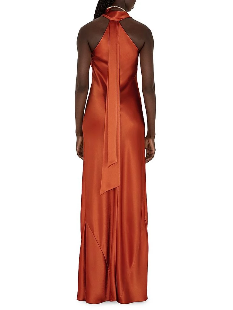 Galvan Pandora Halter Column Gown 4