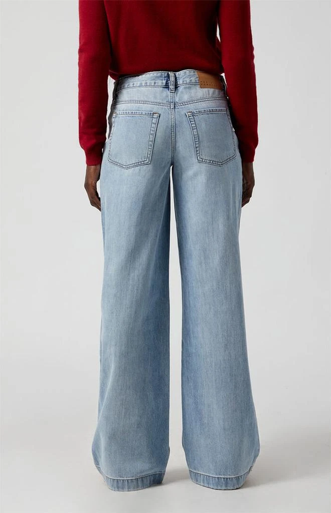 PacSun Casey Low Rise Baggy Jeans Light Indigo 4