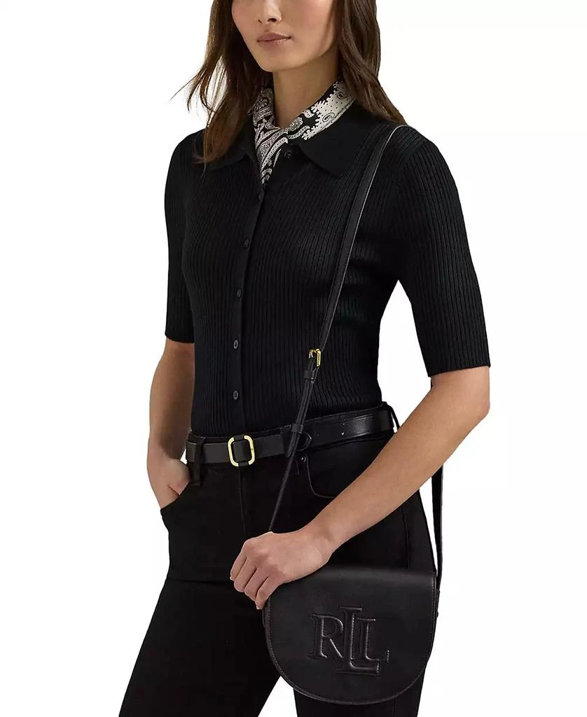 Ralph Lauren Leather Medium Witley Crossbody 1